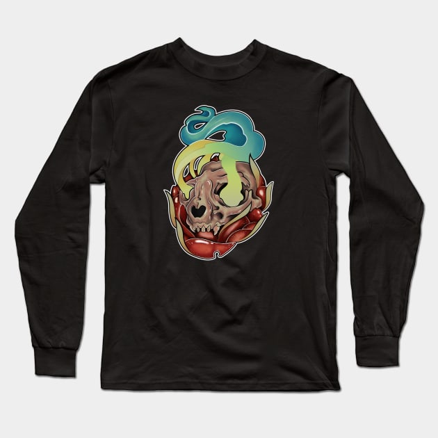 WILD SMOKE Long Sleeve T-Shirt by 4funprint